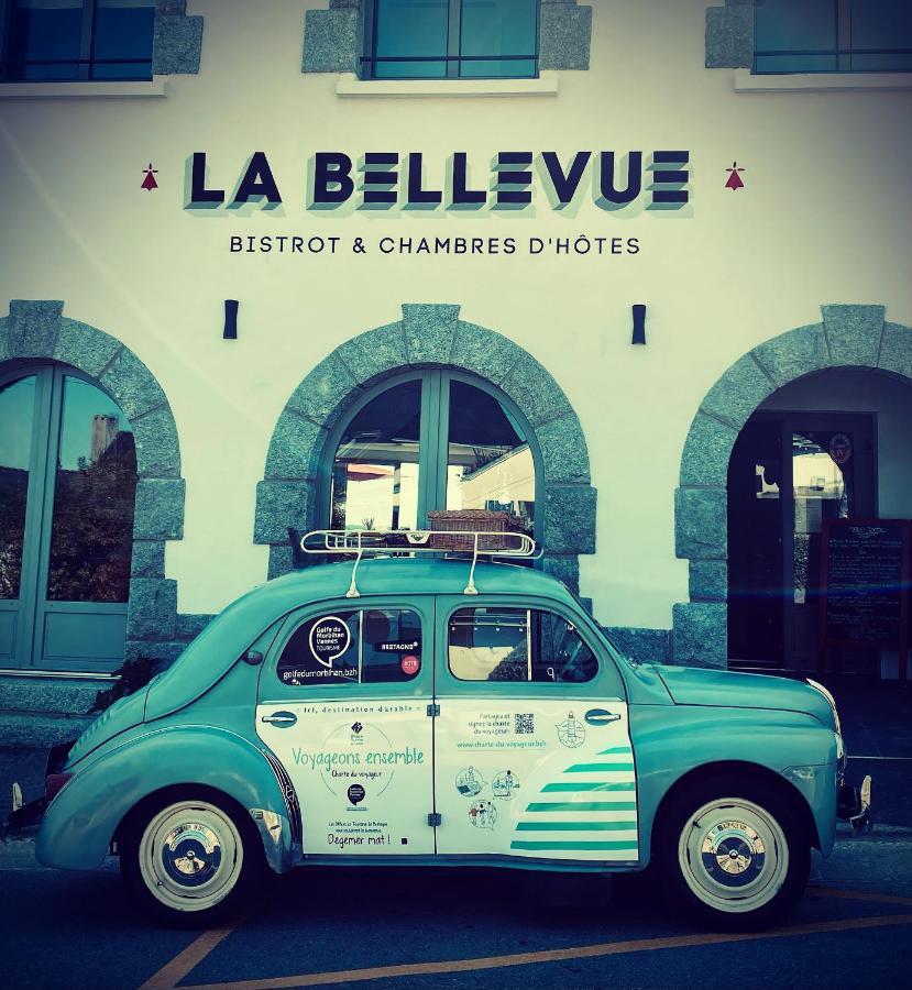 La Bellevue Bistrot Et Chambres D'Hotes Séné Exteriér fotografie