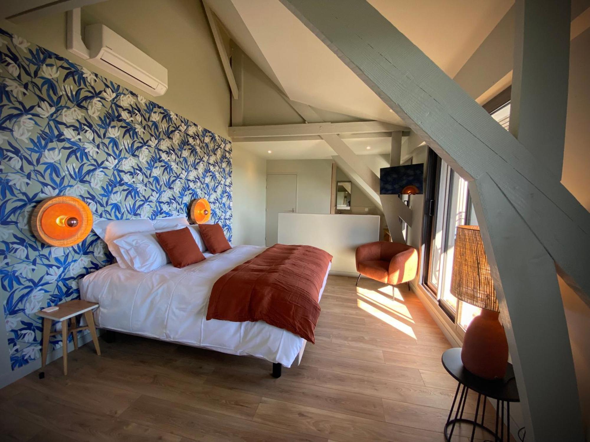 La Bellevue Bistrot Et Chambres D'Hotes Séné Pokoj fotografie